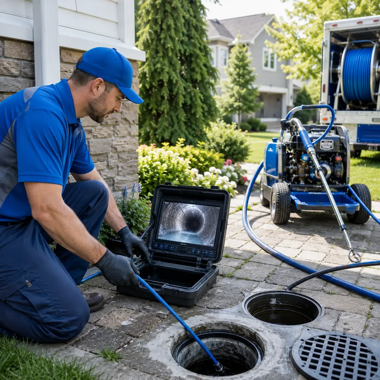 Outdoor drain cleaning professionals serving Montgomery, IL